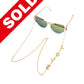 Golden Love Elegant Stainless Steel Eyewear Chain for Women