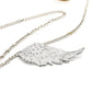 Heavenly Halo Stainless Steel Eyewear Elegant Chain with Angel Wings for Women