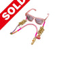 Pink Luxe Eyewear Casual Chain with Gold Coffee Bean Charms for Women