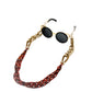 Elegant Red Dragon Eyewear Chain for Women