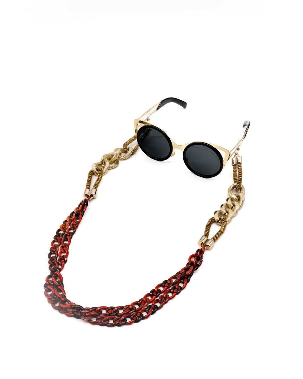 Elegant Red Dragon Eyewear Chain for Women