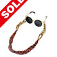 Elegant Red Dragon Eyewear Chain for Women