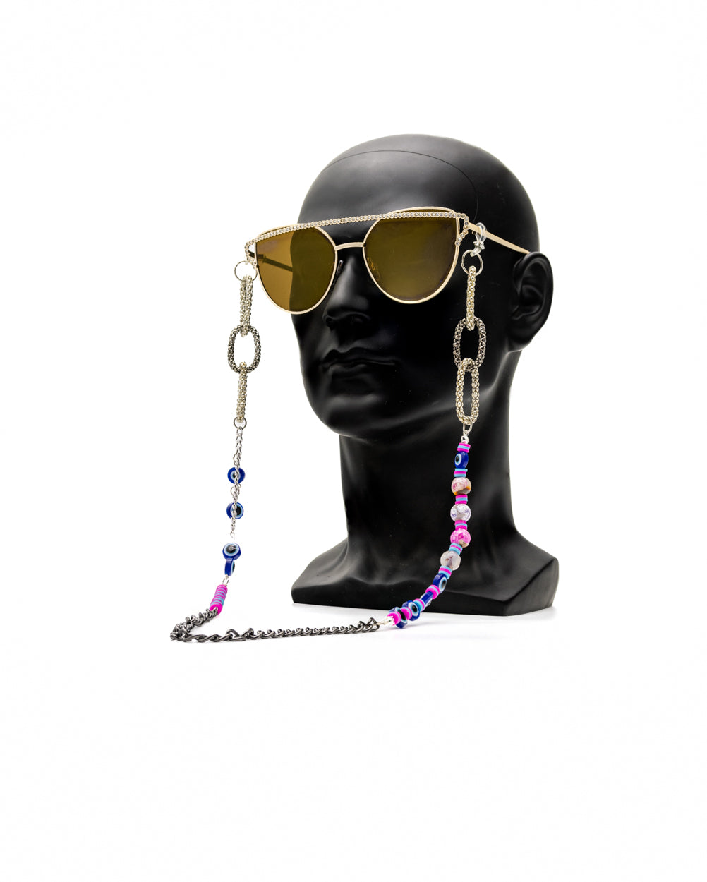 Sorcery Pearls & Evil Eyes Eyewear Elegant Chain for Women