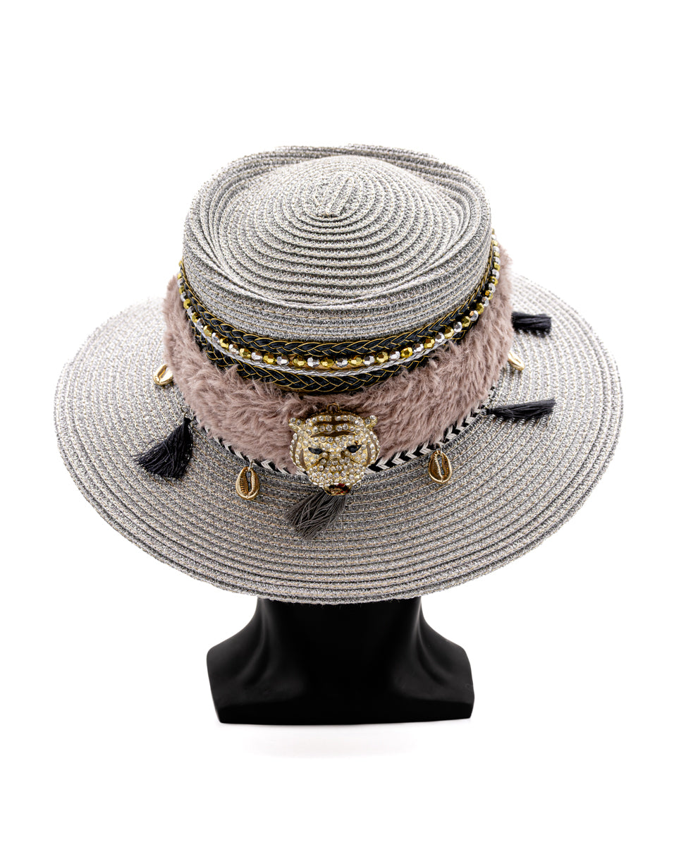 Dazzling Tiger Strass Women's Hat