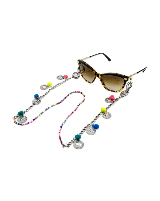 Casual Sunglasses Chain of Coins for Women
