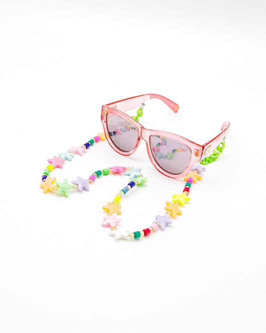 Casual Colorful Stars Sunglasses Chain for Women