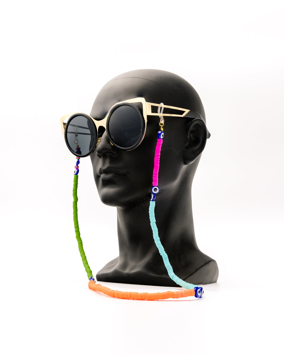 Casual Funky Eyes Sunglasses Chain for Women