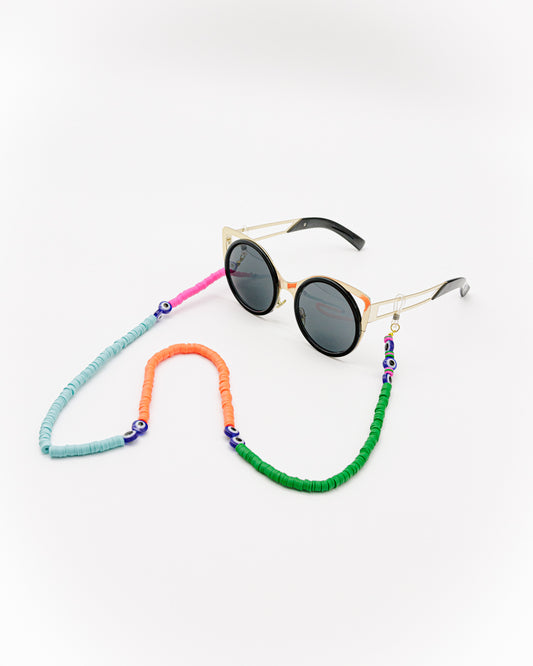 Casual Funky Eyes Sunglasses Chain for Women