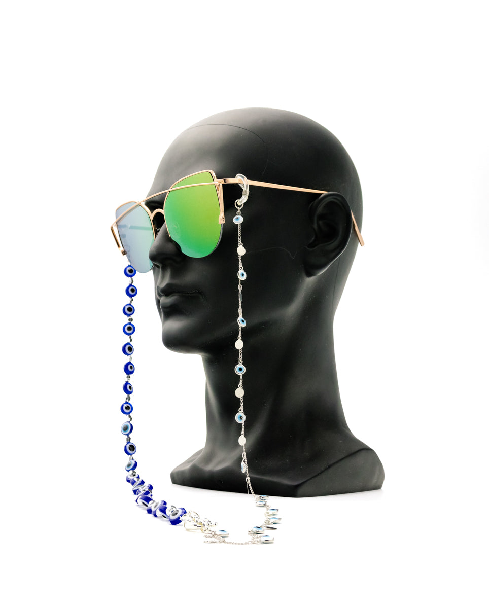 Elegant Greek style Sunglasses Stainless Steel Chain for Women