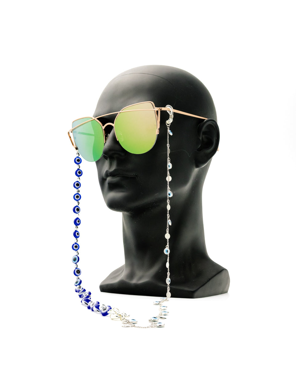 Elegant Greek style Sunglasses Stainless Steel Chain for Women