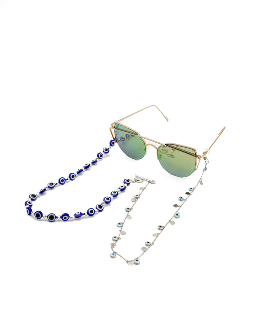 Elegant Greek style Sunglasses Stainless Steel Chain for Women