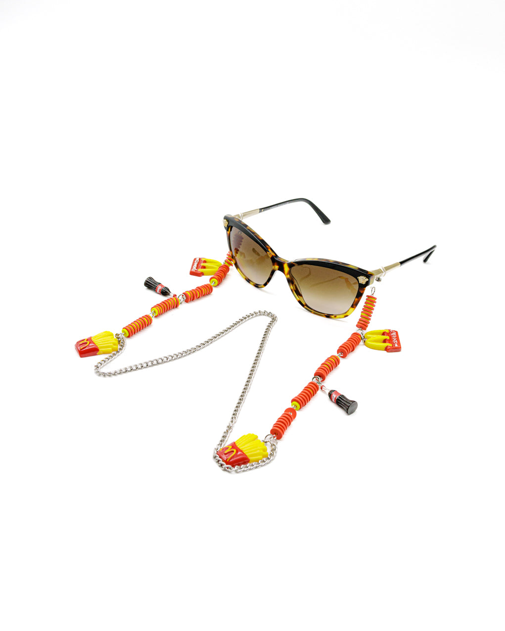 Casual Maccas Sunglasses Stainless steel Chain for women